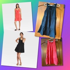 Universal Thread Sleeveless Tiered 100% Cotton Mini Dresses